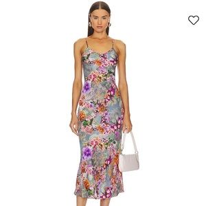 beautiful floral midi dress from all saints
